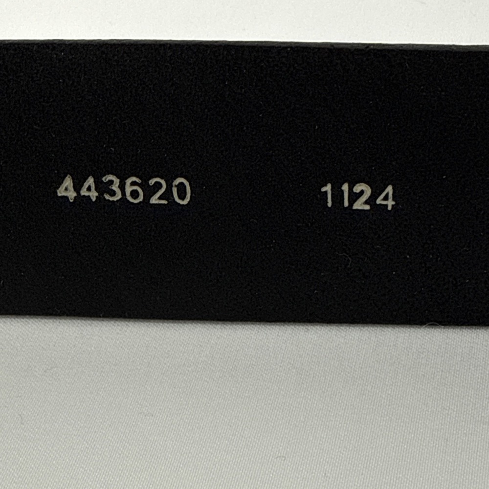 Fossil Mens Black Genuine Leather Belt Silver Buckle Size 40 Casual Career - Picture 7 of 16